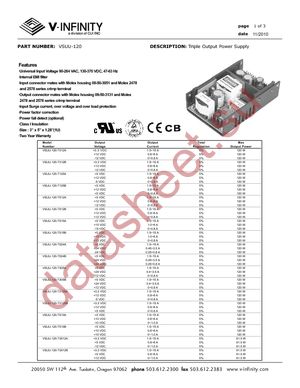 VSUU-120-T512A datasheet  